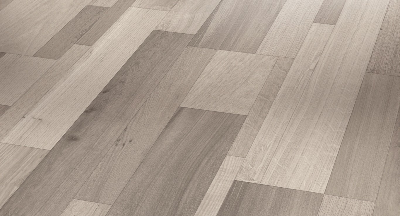 Ламинат Parador Classic 1050 Дуб Смешанный светло-серый 1474074 1285×194×8